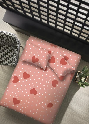 Portallar - Jogo de Cama Queen Candy Love 3 Peças - PORTALLAR