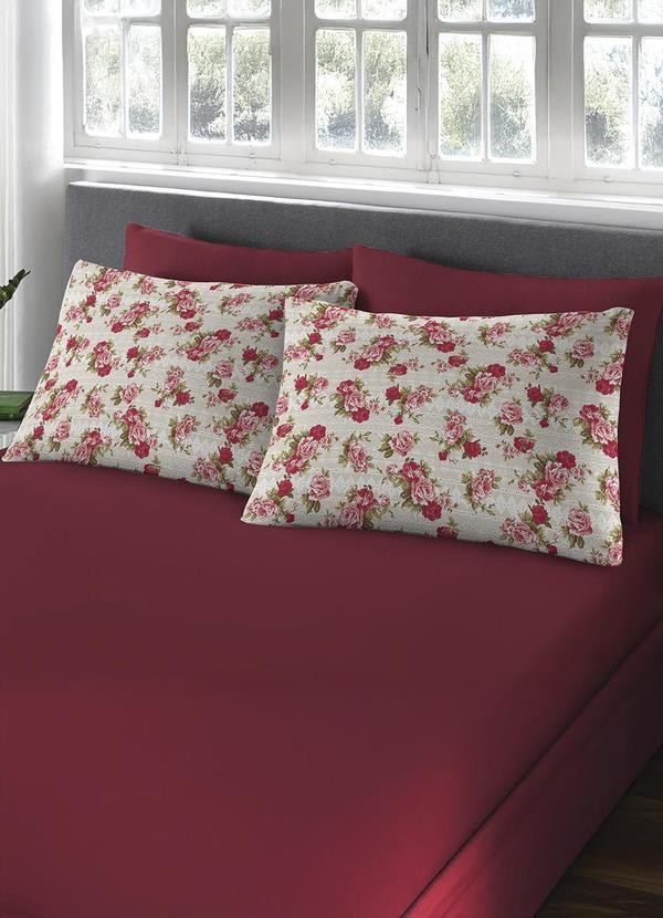Jogo de Cama Queen Size Comfort Estampado/Sortido