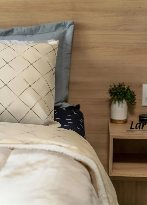 Mundo Lar - Jogo de Cama 150 Fios Rosa King 4 Peças 7