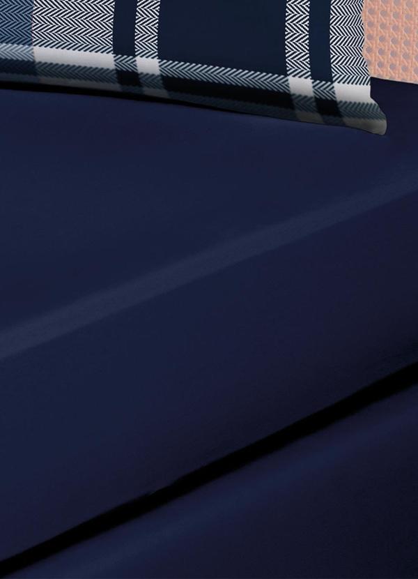 Lar e Lazer - Jogo de Cama Xadrez Queen 3 Peças 2