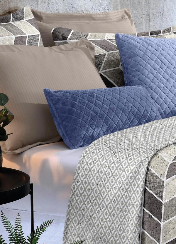 Hedrons - Jogo de Cobre Leito Preto Queen 3 Peças 2