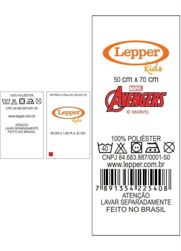 Lepper - Jogo de Cama Avengers Solteiro 3 Peças 3