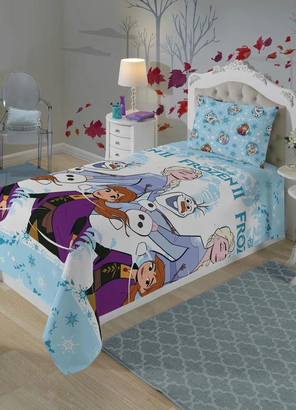 Lepper - Jogo de Cama Frozen Solteiro 3 Peças