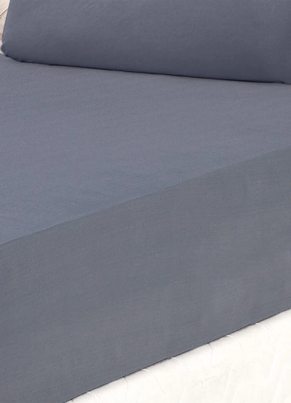 Lar e Lazer - Capa de Colchão Casal Cinza 2