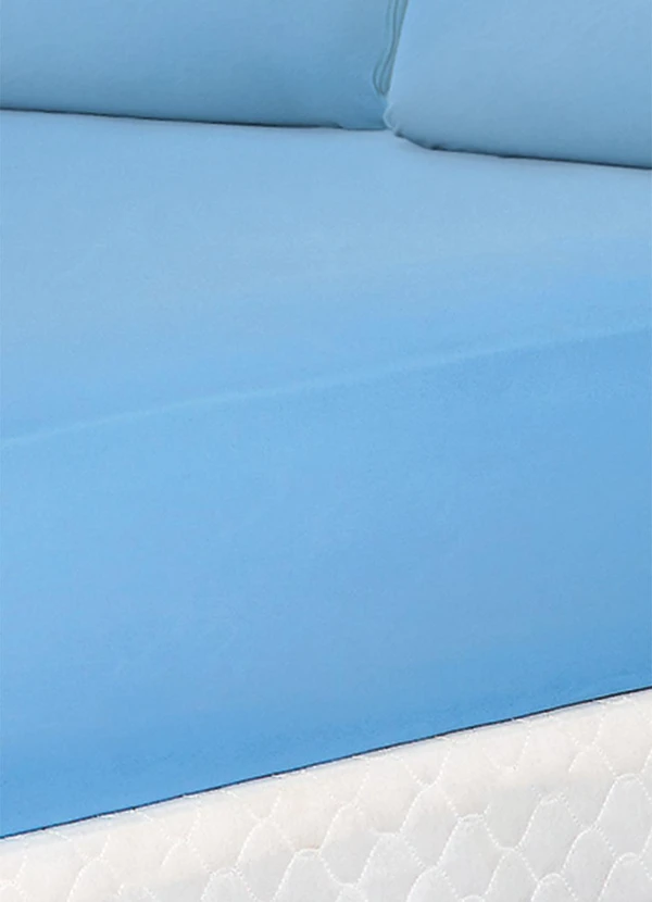 Lar e Lazer - Capa de Colchão Solteiro Azul 2