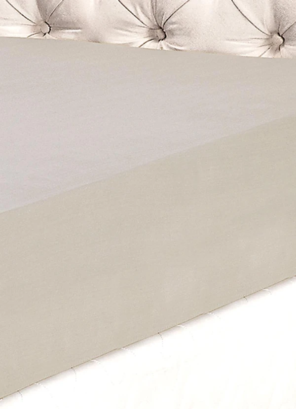 Lar e Lazer - Capa de Colchão Solteiro Bege 2