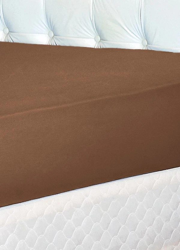 Lar e Lazer - Capa de Colchão Solteiro Marrom 2