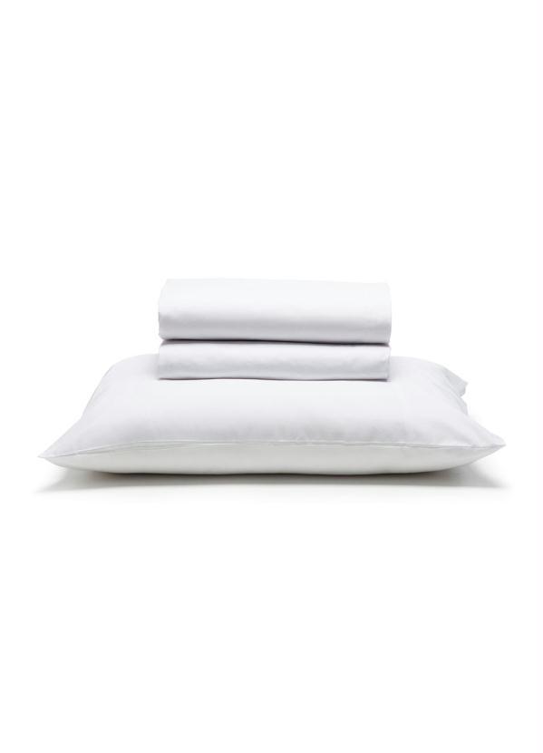 Santista - Jogo de Cama 150 Fios Branco Solteiro 3 Peças 2