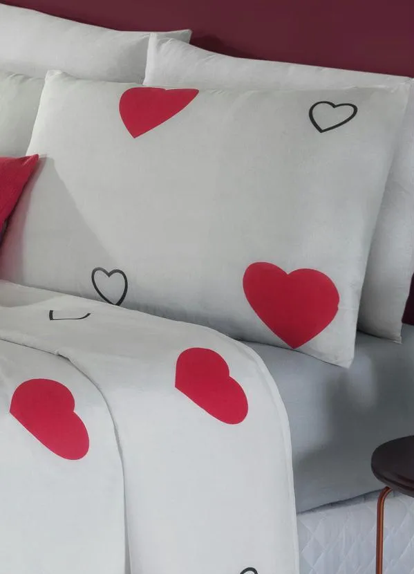 Mundo Lar - Jogo de Cama 150 Fios Branco Solteiro 3 Peças 5