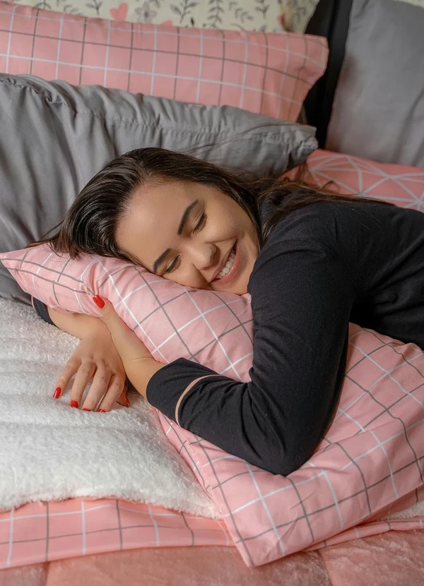 Mundo Lar - Jogo de Cama 150 Fios Floral Solteiro 3 Peças 7