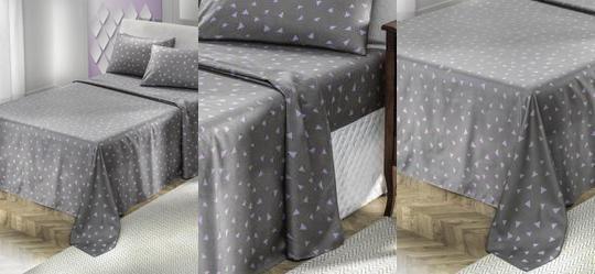 Jogo de Cama 150 Fios Lils Solteiro 3 Peas