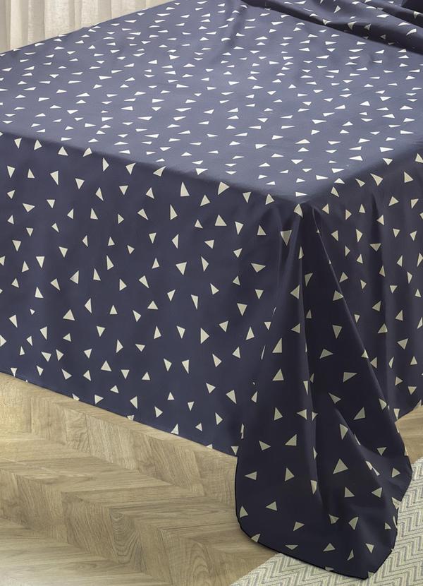 Mundo Lar - Jogo de Cama 150 Fios Listras Solteiro 3 Peças 3