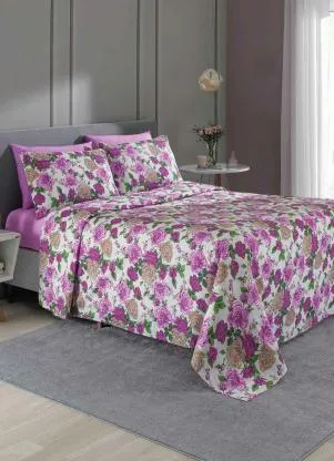 Teka - Jogo de Cama 150 Fios Rosa Solteiro 3 Peças - TEKA