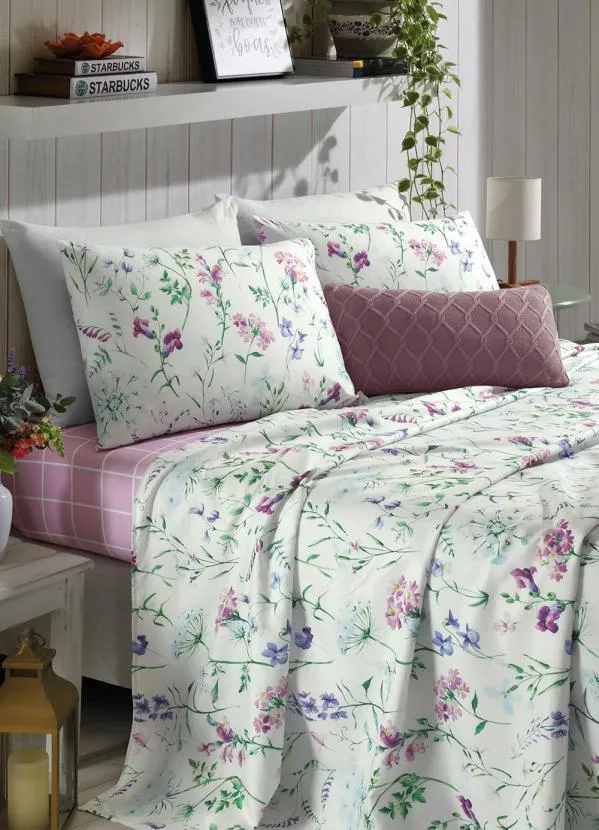 Mundo Lar - Jogo de Cama 200 Fios Branco Solteiro 3 Peças 3