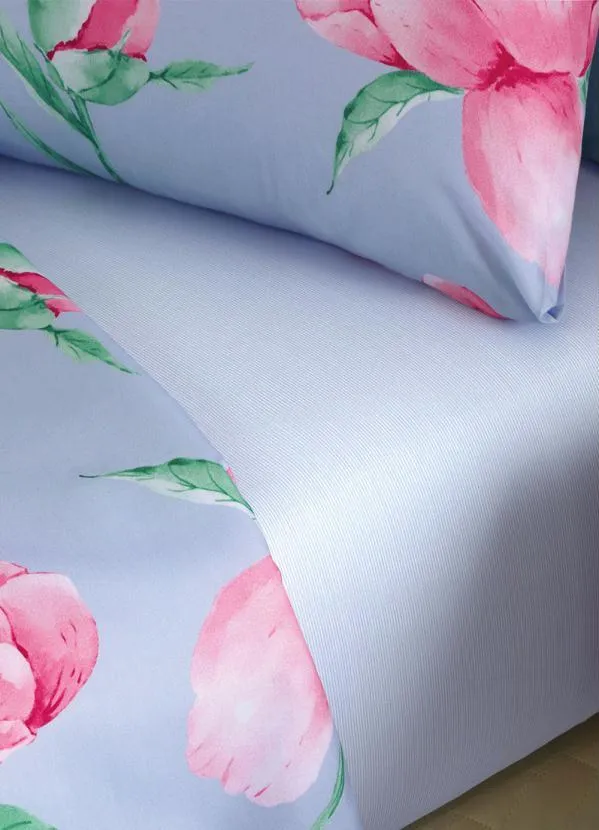 Mundo Lar - Jogo de Cama 200 Fios Lilás Solteiro 3 Peças 4