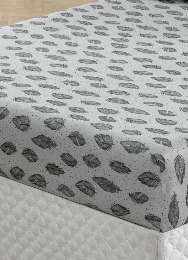 Portallar - Jogo de Cama Cinza Solteiro 2 Peças 3