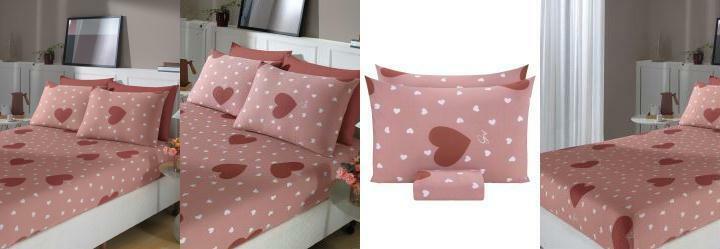 Jogo de Cama Malha Vermelho Solteiro 2 Peas