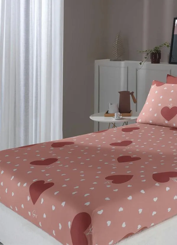 Mundo Lar - Jogo de Cama Malha Vermelho Solteiro 2 Peças 4
