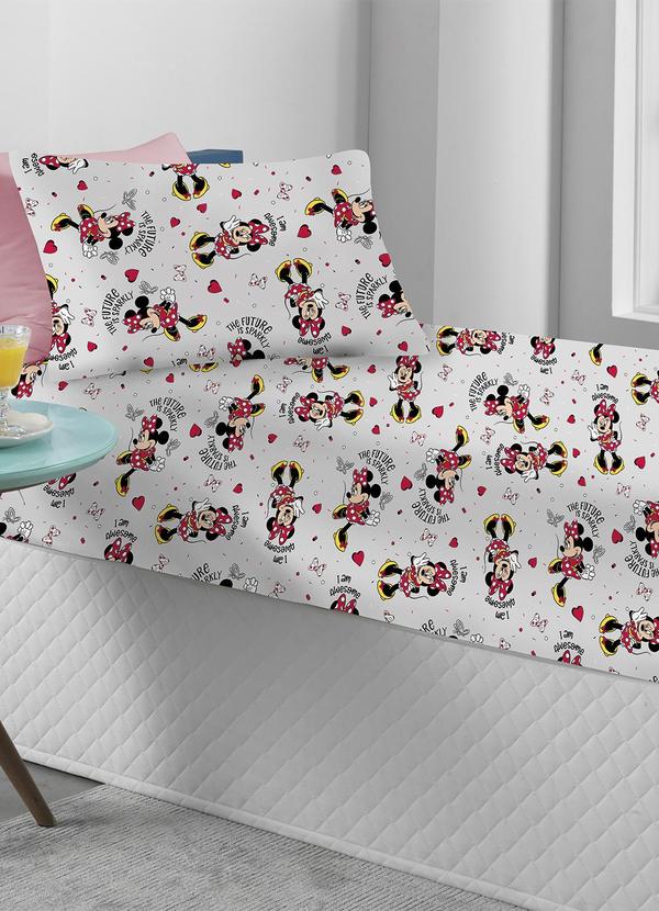Portallar - Jogo de Cama Minnie Solteiro 2 Peças