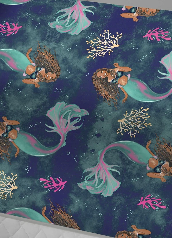 Portallar - Jogo de Cama Sereia Solteiro 2 Peças 3