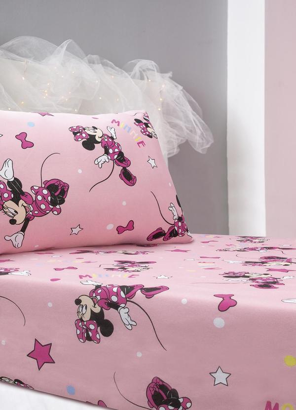 Portallar - Jogo de Cama Solteiro Estampado/Minnie 2 Peças 2