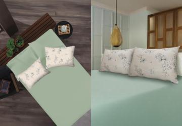 Jogo de Cama Solteiro Gramado/Verde 2 Pe�as