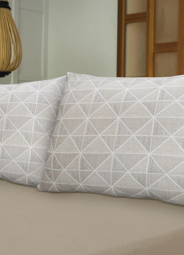 Portallar - Jogo de Cama Solteiro San Carlos Bege 1