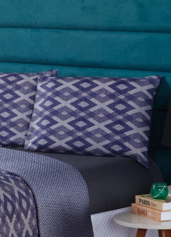 Lar e Lazer - Enxoval Geométrico Casal 4 Peças 2