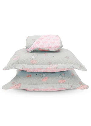 Rovi Home - Kit Cobre Leito Casual Kids Casal Cinza - ROVI HOME