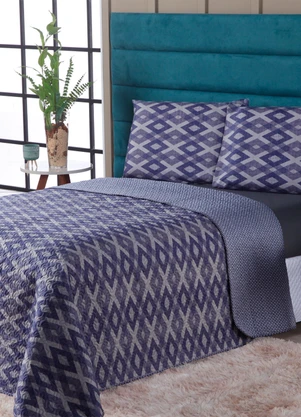 Lar e Lazer - Enxoval Geométrico Queen 4 Peças - LAR E LAZER