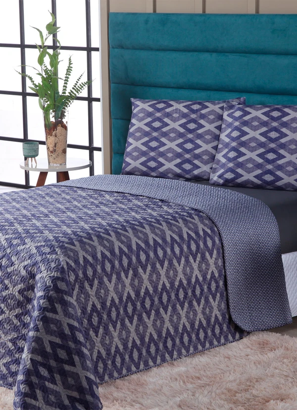 Lar e Lazer - Enxoval Geométrico Queen 4 Peças