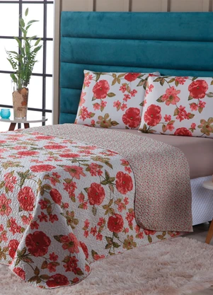 Lar e Lazer - Enxoval Laranja Queen 4 Peças - LAR E LAZER