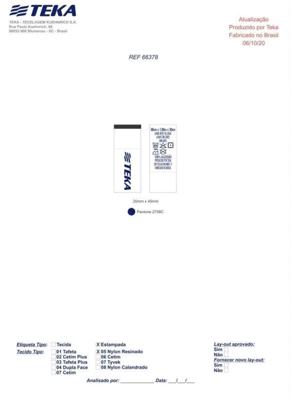 Teka - Lençol 150 Fios com Elástico Branco Solteiro 2