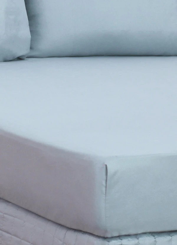 Lar e Lazer - Jogo de Lençol Microfibra Solteiro 2 Peças Cinza 3