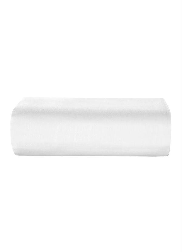 Teka - Lençol 150 Fios com Elástico Branco Casal