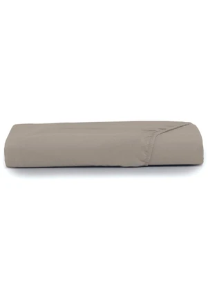 Rovi Home - Lençol Casal Malha Fio Penteado Cinza - ROVI HOME
