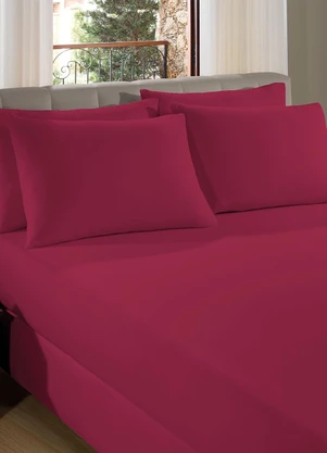 Sul Brasil - Lençol Casal Merlot 1 Peça - SUL BRASIL