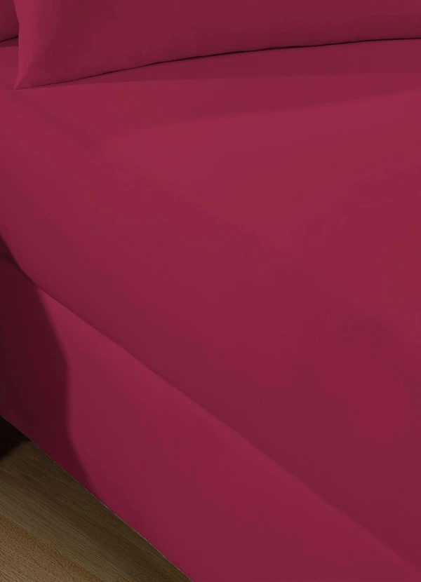 Sul Brasil - Lençol Casal Merlot 1 Peça 2