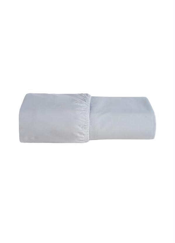 Lar e Lazer - Lençol com Elástico 200 Fios Cinza Casal 2