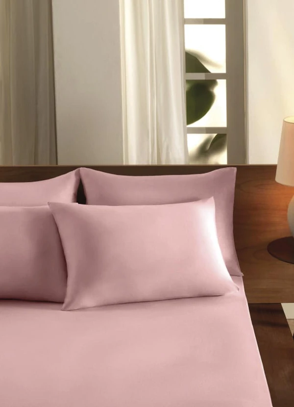 Sul Brasil - Lençol Liso Casal Rosa Camafeu