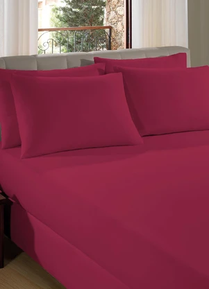 Sul Brasil - Lençol Queen Merlot 1 Peça - SUL BRASIL