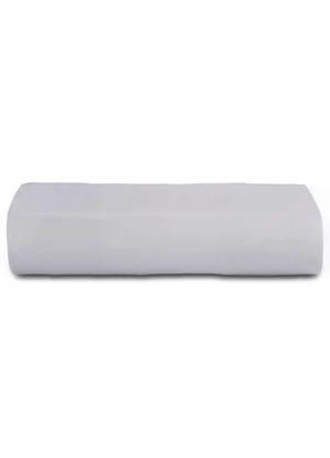 Rovi Home - Lençol Toque Acetinado Casal Cinza - ROVI HOME