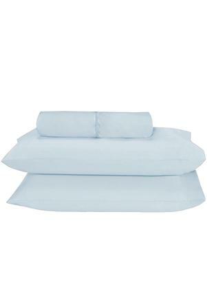 Jogo de Lenol Microfibra Queen 3 Peas (Azul)