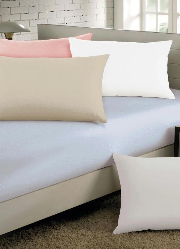 Teka - Lençol 150 Fios com Elástico Azul Queen 2