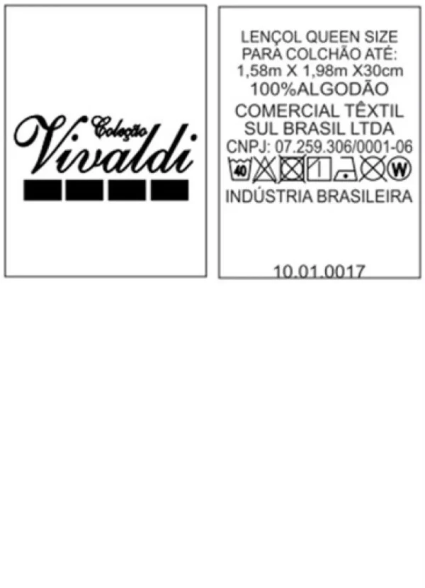 Sul Brasil - Lençol Malha com Elástico Azul Queen 2