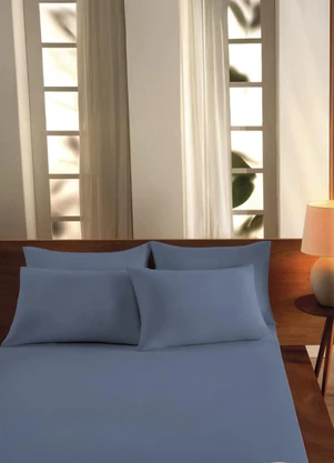 Sul Brasil - Lençol Queen Zen Blue 1 Peça - SUL BRASIL