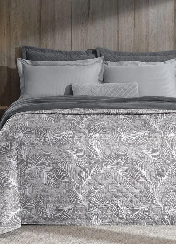 Hedrons - Cobertor Plush Folhagem Casal 1 Peça 2