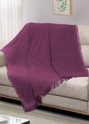 Rovi Home - Manta para Sofá Roxo - ROVI HOME