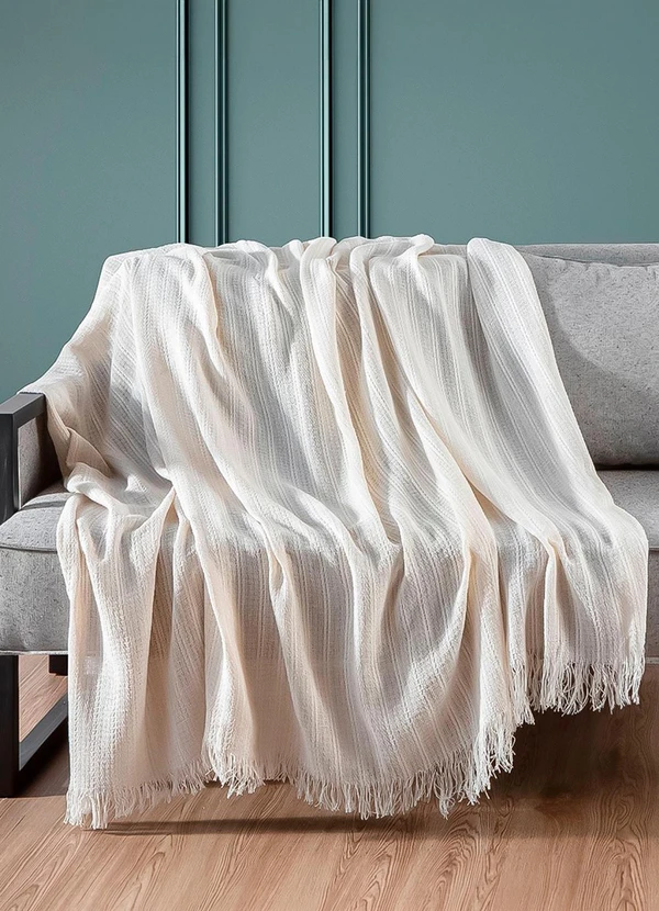 Rovi Home - Manta para Sofá Sevilha 170 cm X 150 cm Bege