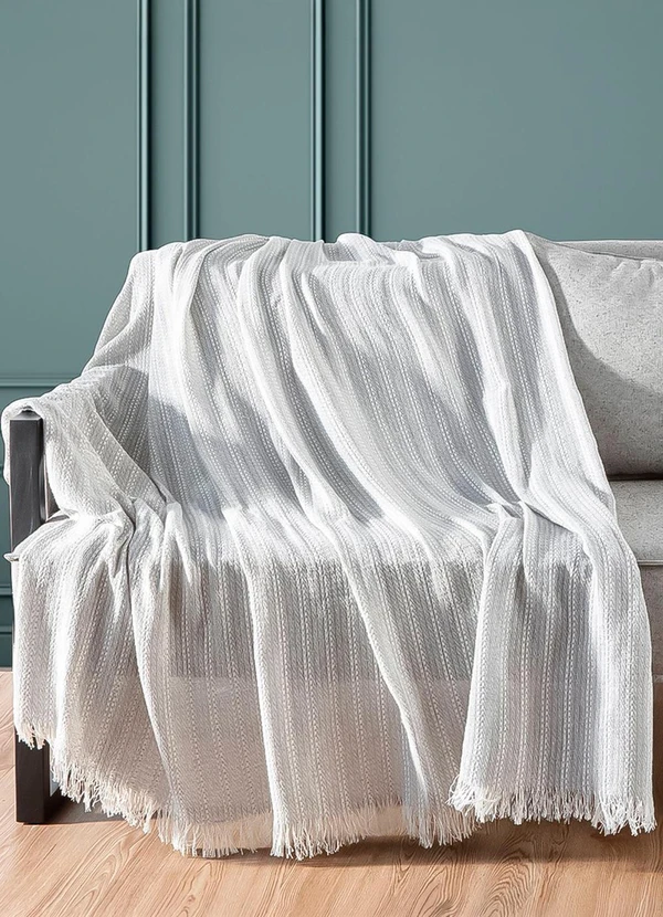 Rovi Home - Manta para Sofá Sevilha 170 cm X 150 cm Cinza